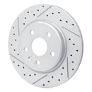 R1 19-25 Buick Envision Rear Left Drilled & Slotted Geo-Carbon Rotor