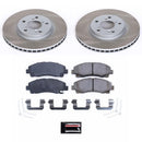 Power Stop 12-14 Honda Ridgeline Front and Rear Semi-Coated Rotor Kit