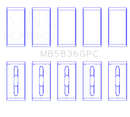 King Engine Bearings Ford 6.7 Power Stroke V8 Diesel Main Bearing Set