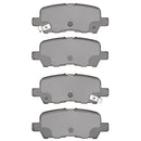 R1 04-16 Buick Allure Rear Right Drilled & Slotted Black Brake Rotor