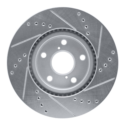 R1 98-10 Lexus GS400 Front & Rear Drilled & Slotted Silver Brake Rotor Set