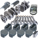 Eagle Chevy LT1350 1Pc 3.750in Crank 5.700in I-Beam Rods -16cc 4.030in Pistons Rotating Assembly