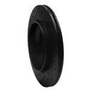 R1 03-14 Volvo XC90 Rear Right Drilled & Slotted Black Brake Rotor