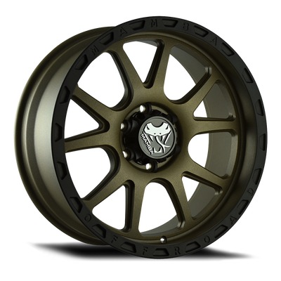 Mamba M27 17x9 6x139.7 ET12 Matte Bronze / Black Lip