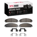 DFC 07-23 Chrysler 300 Front Drilled & Slotted Geoperformance Rotors 5000 Advanced Pads w/Hardware