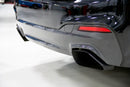Dinan 17-23 BMW 540i (G30) Free Flow Axleback Exhaust System - Black Tips