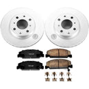 Power Stop 92-95 Honda Civic Front & Rear Z17 Evolution Geomet Coated Brake Kit