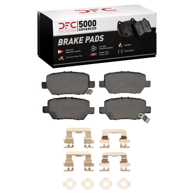 DFC 05-12 Acura RL Rear 5000 Advanced Ceramic Brake Pads and Hardware Kit