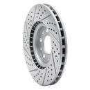 R1 13-23 Chrysler 200 Front Right Drilled & Slotted Geo-Carbon Rotor