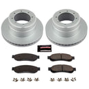 Power Stop 05-10 Ford F-350 Super Duty Front & Rear Z17 Coated Brake Kit
