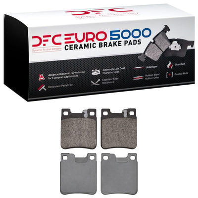 DFC 94-99 Mercedes-Benz S420 Front & Rear Geospec Rotors Euro 5000 Ceramic Pads w/Sensor/Hardware