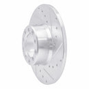 R1 73-85 Mercedes-Benz 300D Front Right Drilled & Slotted Silver Brake Rotor