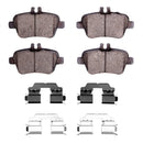 DFC 14-17 Mercedes-Benz B250E Rear 5000 Advanced Low Metallic Brake Pads and Hardware Kit