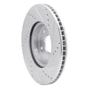 R1 13-17 Honda Accord Front & Rear Drilled & Slotted Silver Brake Rotor Set