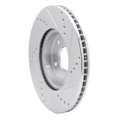 R1 18-22 Honda Accord Front & Rear Drilled & Slotted Silver Brake Rotor Set