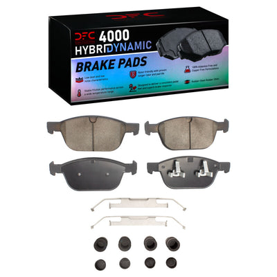 DFC 03-14 Volvo XC90 Front Geospec Rotors w/4000 HybriDynamic Brake Pads w/Hardware