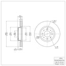 DFC 93-95 Volvo 850 Front Brake Rotor