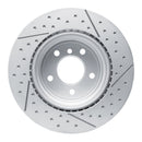 DFC 13-13 BMW 135IS Rear GeoSPEC Coated Rotor - Dimpled and Slotted