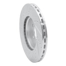 R1 08-25 Audi A4 Front Drilled & Slotted Silver Brake Rotor Set
