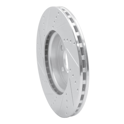 R1 08-25 Audi A5 Front & Rear Drilled & Slotted Silver Brake Rotor Set