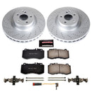 Power Stop 13-14 Mercedes-Benz E350 Front & Rear Z23 Evolution Sport Coated Brake Kit