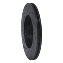 R1 86-08 Volkswagen DERBY (Mexico) Front Right Drilled & Slotted Black Brake Rotor
