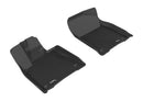 3D MAXpider 2016-2020 Lexus RX/RX Hybrid Kagu 1st & 2nd Row Floormats - Black