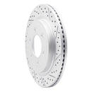 R1 18-21 Ford Expedition Rear Right Drilled & Slotted Geo-Carbon Rotor