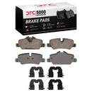 DFC 15-22 Mini Cooper (Excl Clubman) Rear 5000 Advanced Low Metallic Brake Pads and Hardware Kit