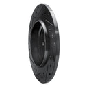 R1 00-05 Mercedes-Benz ML500 (USA/Canada) Rear Right Drilled & Slotted Black Brake Rotor