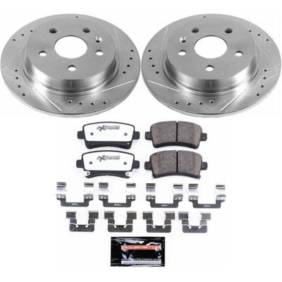 Power Stop 12-16 Buick LaCrosse Front & Rear Z26 Street Warrior Brake Kit