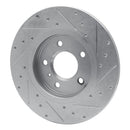 R1 05-05 Buick TERRAZA Rear Left Drilled & Slotted Silver Brake Rotor