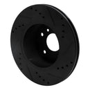 R1 99-04 Land Rover Discovery Front Left Drilled & Slotted Black Brake Rotor