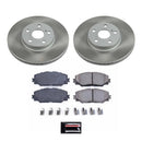 Power Stop 09-10 Pontiac Vibe Front and Rear Semi-Coated Rotor Kit