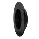 R1 91-94 Nissan Sentra Rear Right Drilled & Slotted Black Brake Rotor