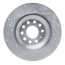 R1 18-25 Audi Q3 Front & Rear Drilled & Slotted Silver Brake Rotor Set