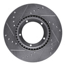 R1 77-88 Porsche 924 Front & Rear Drilled & Slotted Silver Brake Rotor Set