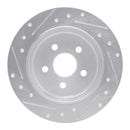 R1 03-09 Chrysler PT Cruiser Front & Rear Drilled & Slotted Silver Brake Rotor Set