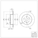DFC 98-10 Lexus GS430 Rear Brake Rotor