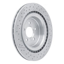 DFC 12-19 Mercedes-Benz GLE63 AMG S Front Drilled and Slotted Brake Rotor