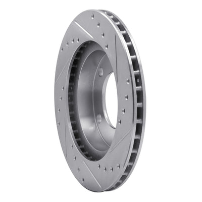 R1 1976-1986 Jeep CJ7 Front Drill & Slot Silver Rotors