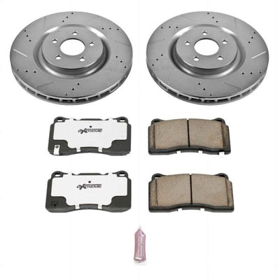 Power Stop 2012 Ford Mustang Front & Rear Z26 Street Warrior Brake Kit