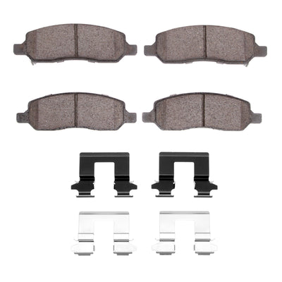 DFC 06-11 Buick Lucerne Rear Geospec Rotors w/4000 HybriDynamic Brake Pads w/Hardware