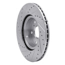 R1 86-92 Toyota Supra Front & Rear Drilled & Slotted Silver Brake Rotor Set