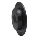 R1 12-25 Dodge Attitude (Mexico) Front and Rear Drilled & Slotted Black Rotor Kit