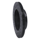 R1 88-92 Geo Prizm Front Right Drilled & Slotted Black Brake Rotor