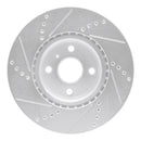 R1 2017 Mazda MX-5 Miata Club Silver Performance Drilled/Slotted Rotors w/ Ceramic Pads - F/R