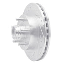 R1 98-02 Ford Ranger (USA/Canada) Front Left Drilled & Slotted Silver Brake Rotor