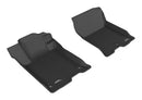 3D MAXpider 2015-2020 Acura TLX FWD Kagu 1st & 2nd Row Floormats - Black