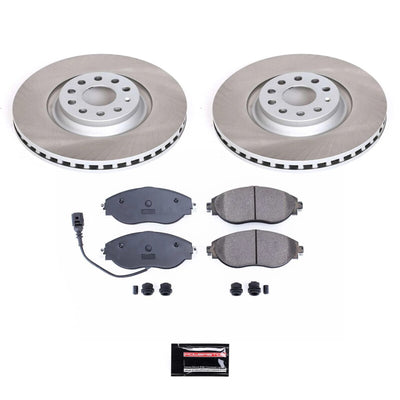 Power Stop 13-16 Volkswagen CC Front and Rear Semi-Coated Rotor Kit